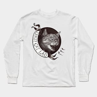 Crazy Cat Lad Long Sleeve T-Shirt